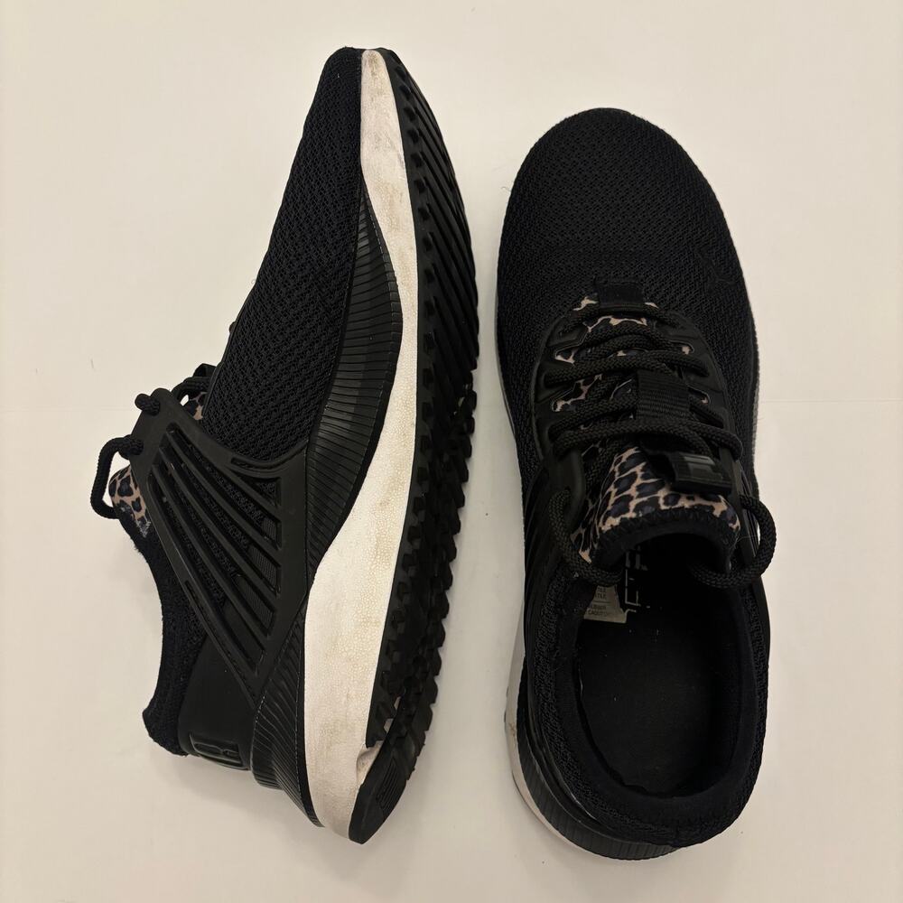 PUMA Pacer Future Leo Womens 8.5 Black Leopard Sneakers 388200-01
